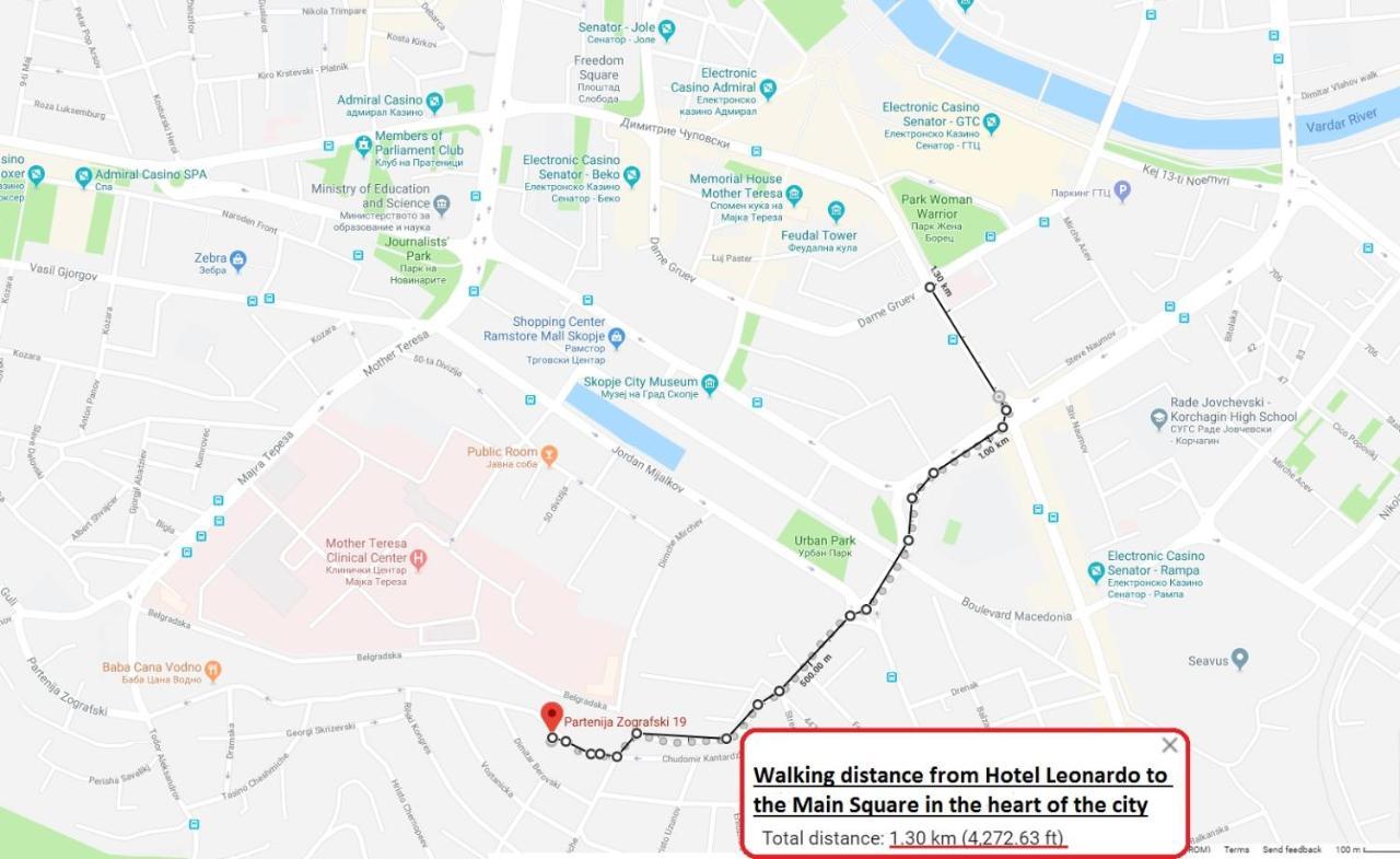 Leonardo Hotel Скоп'є Екстер'єр фото